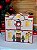Sacola de Papel Presente M 30x27x12cm Natal Casinha Noel 1un - Imagem 2