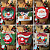 Sacola de Papel Presente M 30x27x12cm Papai Noel Sortido 1un - Imagem 1