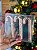 Enfeite Para Pendurar Candy Cane Listras Poa Rose Gold 3Un - Imagem 2