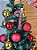 Bengala Xadrez Vermelho Verde Natal Enfeite Decoração 17cm - Imagem 3