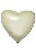 Balão Coração 20 polegadas Vanilla Flexmetal - Imagem 1