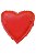 Balão Coração metalizado 20 polegadas Vermelho Flexmetal - Imagem 1