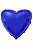 Balão Coração 20 polegadas Azul Flexmetal - Imagem 1