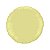 Balão Redondo 20" Amarelo Baby Flexmetal - Imagem 1