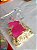 Bobina Adesiva Coelho Rosa Com 50 Un Decora Doces - Imagem 3
