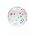 Balao Bolha Transp. Confetti Colorido 18 C/01 Un - Imagem 1