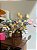 Galho Decoração Ovos de Páscoa Rosa Candy Enfeite 45cm 1un - Imagem 3