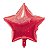 Balao Metalizado holografico Estrela Vermelho 18" Cromus - Imagem 1