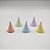 Mini Chapeuzinho Pompom Sereia Fundo do Mar Peixinhos 10un - Imagem 5