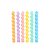 Vela Macaron Candy Colors 6un 8cm - Imagem 1