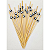 Pick Palito de Bambu Espetinho Petisco Futebol c/20 un0,015 - Imagem 1