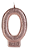 Vela Bronze Glitter Silver Numeros - Imagem 2