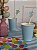 Copo Papel Liso Candy Color Azul 270ml (8un) - Imagem 5