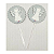 Toppers P/ Doces E Salgados 3D Batizado Junco 8un - Imagem 1