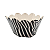 Forminha Para Cupcakes Docinhos Zebrinha Safari 12Un - Imagem 1