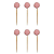 Topper Pompom (6 und) -Rosa Blush 8cm - Imagem 1