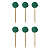 Topper Pompom (6 und) - Verde Folha 8cm - Imagem 1