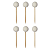 Topper Pompom (6 und) -Baunilha 8cm - Imagem 1
