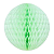 Globo Colmeia De Papel Tamanho P 11cm Verde Maça 1 Un - Imagem 1