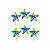 Pick Palito Petisco Estrela do Mar Nacarada Docinhos 11cm 6un - Imagem 1