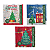 Guardanapo de Papel Decoração Natal Estampas 33cm 10un - Imagem 1