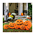 Enfeite Inflável Abóboras Divertidas Halloween 2,55x89cm - Imagem 1