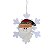 Papai Noel Em Floco Neve P/ Pendurar - Imagem 1