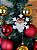 Papai Noel Em Floco Neve P/ Pendurar - Imagem 3
