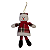 Enfeite pendurar Boneco de Neve Natal 22cm - Imagem 1