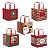 Sacola P/ Panetone Natal G 27,5x22x16 C/1 UN (Sortido) - Cromus - Imagem 1