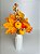 Galho Decorativo Folhagem Abóbora Frutas Halloween 29cm 1un - Imagem 2