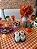 Galho Decorativo Folhagem Laranja Outono Halloween 37cm 1un - Imagem 3