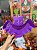 Bandeja Petisqueira Morcego Halloween 28,5X19cm  1un - Roxo - Imagem 6