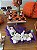 Bandeja Petisqueira Morcego Halloween 28,5X19cm  1un - Roxo - Imagem 4