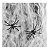 Teia Branca Decorativa Halloween c/ duas aranhas 20g 1un - Imagem 5