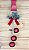 Enfeite Pendurar Guilanda C/ Trio de Guizo Vermelho 36cm 1un - Imagem 2