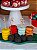 Palito Aperitivos Petiscos Doces Bengala Verm/Bran 12cm 20un - Imagem 2