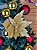 Flor Decorativa Poinsetia c/ Glitter Dourado Natal 30cm 1un - Imagem 3