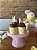 Forminhas para Cupcake Forneaveis Xadrez Vichy Amarelo 20un - Imagem 4