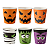 Copo Papel Monstrinhos Halloween 210ml 20un - Imagem 1
