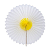 Margarida de Papel Colméia 25cm 1un - Imagem 1
