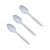 Colher Master Branco 15cm 50Un - Imagem 1