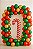 Balão Metalizado Bengala Listrada Natal 41x84cm 1un - Imagem 3