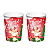 Copo Papel Papai Noel Merry Christmas 250ml 8un - Imagem 1