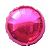 Balão Redondo Rosa Magenta 17" 43 cm Balloon - Imagem 1
