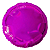 Balao Metalizado Redondo Pink 18" Cromus - Imagem 1