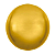 Balão Metalizado Bolha Ouro/Dourado 18" 45cm 1un - Imagem 1