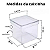 Caixinha Acrilica Lembrancinha Amarela 5X5cm 10Un - Imagem 2