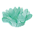 Forminha p/ Doces Margaridinha Verde Bebê 30Un - Imagem 1