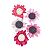 Forminha p/ Doces Melissa Mix 02 Tons Rosa 50Un - Imagem 2